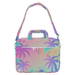 Palm Trees Leaves Plants Tropical Macbook Pro 16  Shoulder Laptop Bag by Grandong