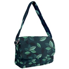 Leaves Foliage Plants Pattern Courier Bag by Grandong