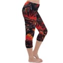 Dragon Lightweight Velour Capri Yoga Leggings View3