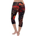 Dragon Lightweight Velour Capri Yoga Leggings View4