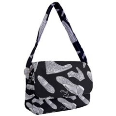 Pattern Shiny Shoes Courier Bag by Ndabl3x