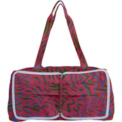 Pattern Saying Wavy Multi Function Bag by Ndabl3x