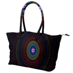 Artskop Kaleidoscope Pattern Canvas Shoulder Bag by Sarkoni