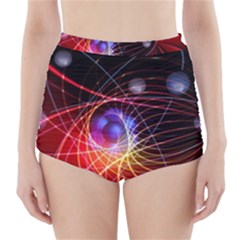 Physics Quantum Physics Particles High-waisted Bikini Bottoms by Sarkoni