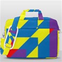 Colorful Red Yellow Blue Purple MacBook Pro 16  Shoulder Laptop Bag View3