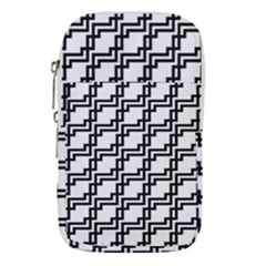 Pattern Monochrome Repeat Waist Pouch (large) by Apen