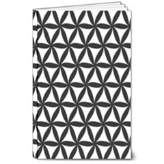 Pattern Floral Repeating 8  X 10  Softcover Notebook