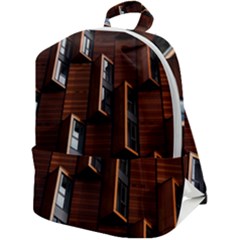 Abstract Architecture Building Business Zip Up Backpack by Amaryn4rt