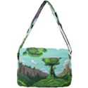 Adventure Time Cartoon Green Color Nature  Sky Courier Bag View3