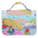 Pillows And Vegetable Field Illustration Adventure Time Cartoon Satchel Handbag View3