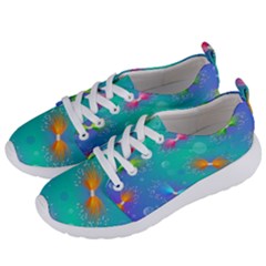 Non Seamless Pattern Blues Bright Women s Lightweight Sports Shoes by Dutashop