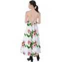 Sweet Christmas Candy Cane Tie Back Maxi Dress View2