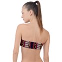 Textile Pattern Abstract Fabric Classic Bandeau Bikini Top  View2