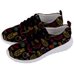 Fruits Icons Men s Lightweight Sports Shoes by helloshirt