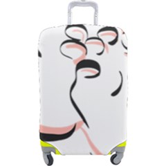 Feet Toes Foot Barefoot Footprint Luggage Cover (large) by Modalart