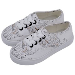 Owl Bird Wildlife Bird Of Prey Kids  Classic Low Top Sneakers by Modalart