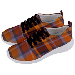 Colorful Tartan Men s Lightweight Sports Shoes by helloshirt