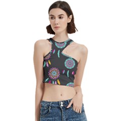 Dreamcatcher Seamless American Cut Out Top by Ravend