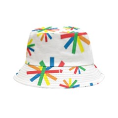 Celebrate Pattern Colorful Design Bucket Hat by Ravend