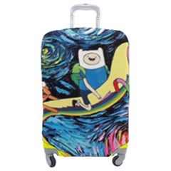 Adventure Time Art Starry Night Van Gogh Luggage Cover (medium) by Modalart