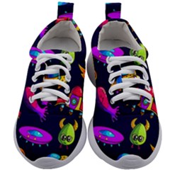 Space Pattern Kids Athletic Shoes by Bedest