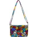 Graffiti Characters Seamless Pattern Double Gusset Crossbody Bag View2