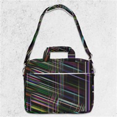 False Prismatic Black Background Macbook Pro 13  Shoulder Laptop Bag  by Pakjumat