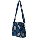 Pattern Flower Texture Zipper Messenger Bag View2