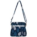 Pattern Flower Texture Zipper Messenger Bag View3