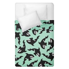 Orca Killer Whale Fish Duvet Cover Double Side (single Size) by Pakjumat