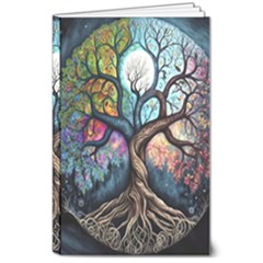 Tree Colourful 8  X 10  Softcover Notebook