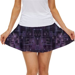 Geometric Art Digital Art Background Women s Skort