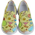 Cute Sketch Child Graphic Funny Kids Lightweight Slip Ons View1