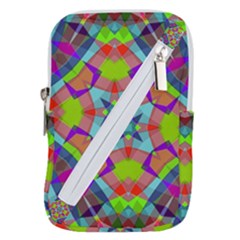 Farbenpracht Kaleidoscope Pattern Belt Pouch Bag (small)