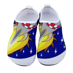 Rocket Ship Launch Vehicle Moon Women s Sock-style Water Shoes by Sarkoni