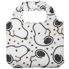 Dog Pattern Foldable Grocery Recycle Bag by Sarkoni