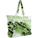 Monster Truck Illustration Green Car Simple Shoulder Bag View2