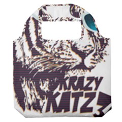 Krazy Katz 3d Tiger Roar Animal Premium Foldable Grocery Recycle Bag by Sarkoni