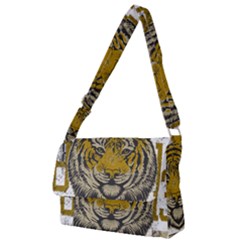 1813 River City Tigers Athletic Department Full Print Messenger Bag (l) by Sarkoni