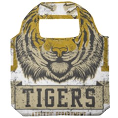 1813 River City Tigers Athletic Department Foldable Grocery Recycle Bag by Sarkoni