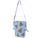 Watermelon Fruit Pattern Tropical Folding Shoulder Bag View1