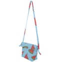 Watermelon Fruit Pattern Tropical Folding Shoulder Bag View2