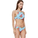 Watermelon Fruit Pattern Tropical Banded Triangle Bikini Set View3