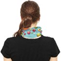 Fruits Sweet Papaya Orange Pattern Face Covering Bandana (Two Sides) View2