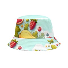 Fruits Sweet Papaya Orange Pattern Bucket Hat by Ravend