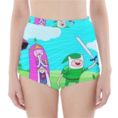 Adventure Time The Legend Of Zelda Parody High-waisted Bikini Bottoms