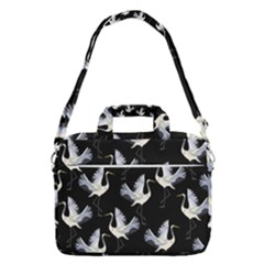 Crane Pattern Macbook Pro 16  Shoulder Laptop Bag by Bedest