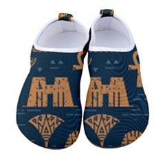 Dark Seamless Pattern Symbols Landmarks Signs Egypt Art Men s Sock-style Water Shoes by Hannah976