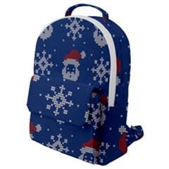 Santa Clauses Wallpaper Flap Pocket Backpack (small) by artworkshop