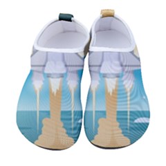 Space Exploration Illustration Women s Sock-style Water Shoes by Bedest